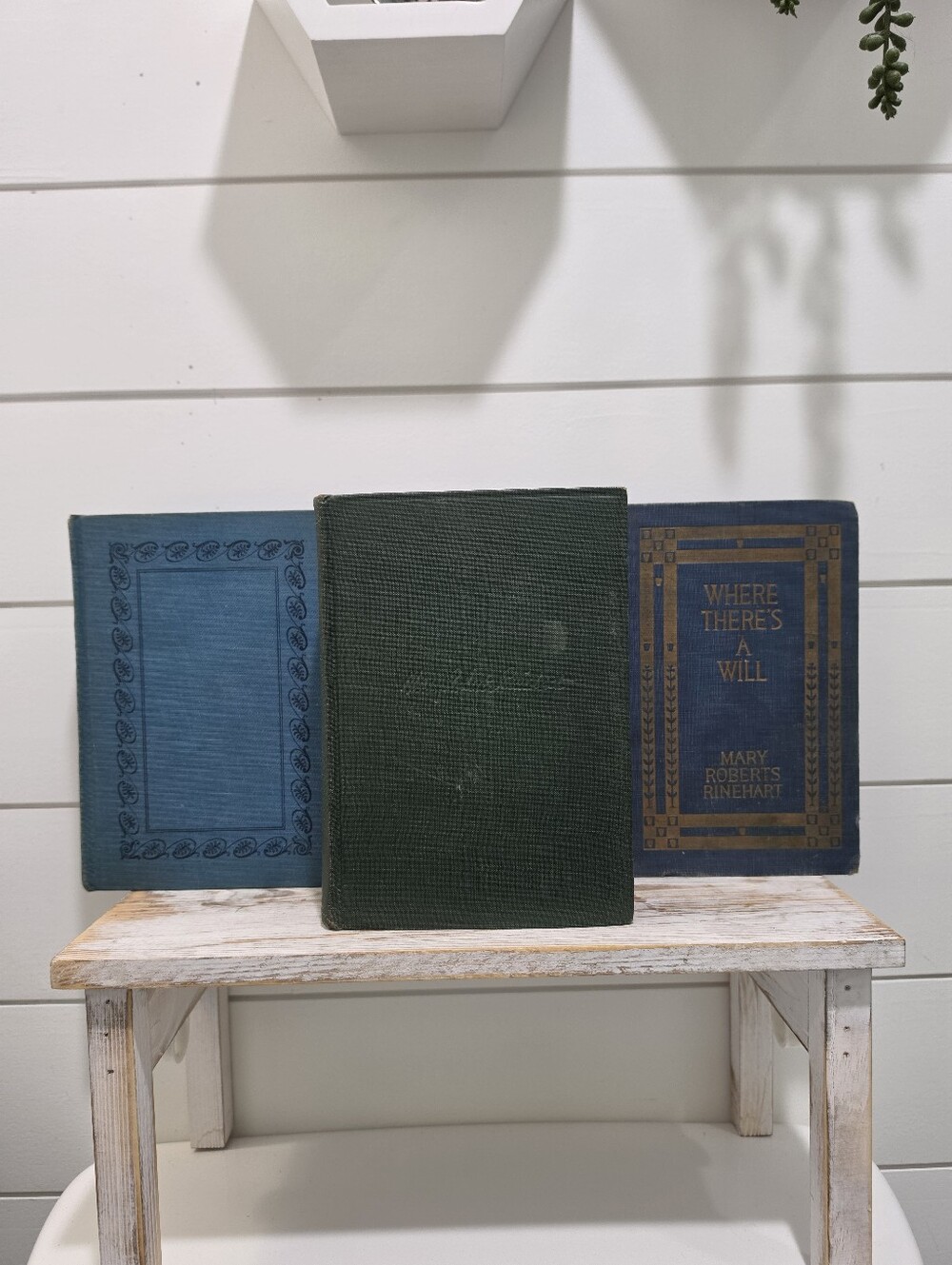 Vintage trio of hardcover books by Mary Roberts Rinehart